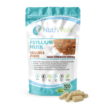 NutriVolv Psyllium Husk 800mg Capsules 120 Pack