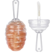 (JSW33) Hydrating Honeys Lip Oil Big Brush Plumpers Lip Gloss Lip Care Shimmering Lip Oil Moisturizing Lip Oil for Women
