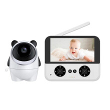 Babyfoon met 4,3-inch IPS HD-scherm en 720p-resolutie (Europese standaard). Inclusief: EU-stekker.