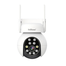 Srihome SH052 Wifi 5MP Draadloze AI Auto-detectie Geluid- en Lichtalarm Nachtzicht Camera, Stekker Cadeaus: VK Standaard Cadeaus: VK