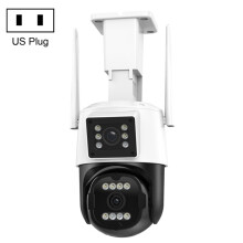 Ceamara Ip Dúbailte Cruinneachán Wifi Qx103 Aitheantas Daonna Aláraim Intleacht Shaorga (Caighdeán SAM) Bronntanais: Ceamara Dúbailte