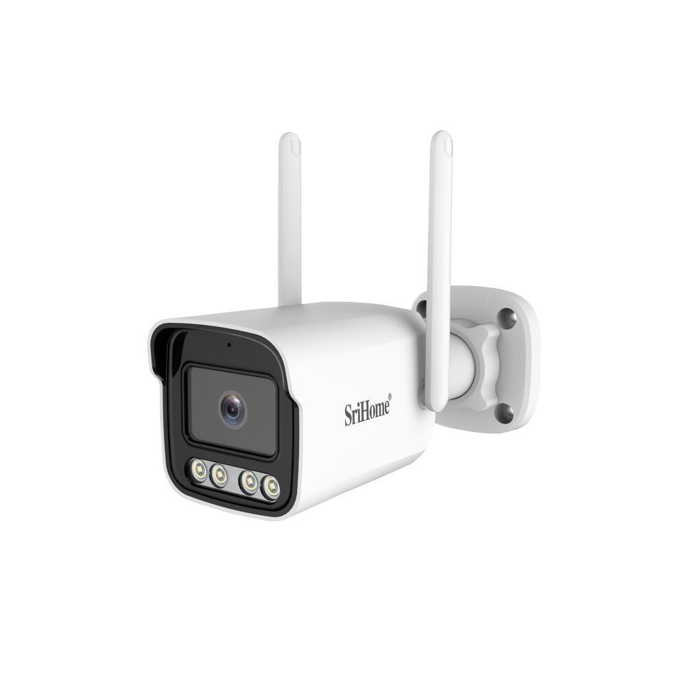 Srihome Sh065 5Mp Outdoor Security Camera (Hd) With Two-Way Voice Intercom And Full-Color Night Vision (Uk Standard) Gifts:sh065 9072918117133