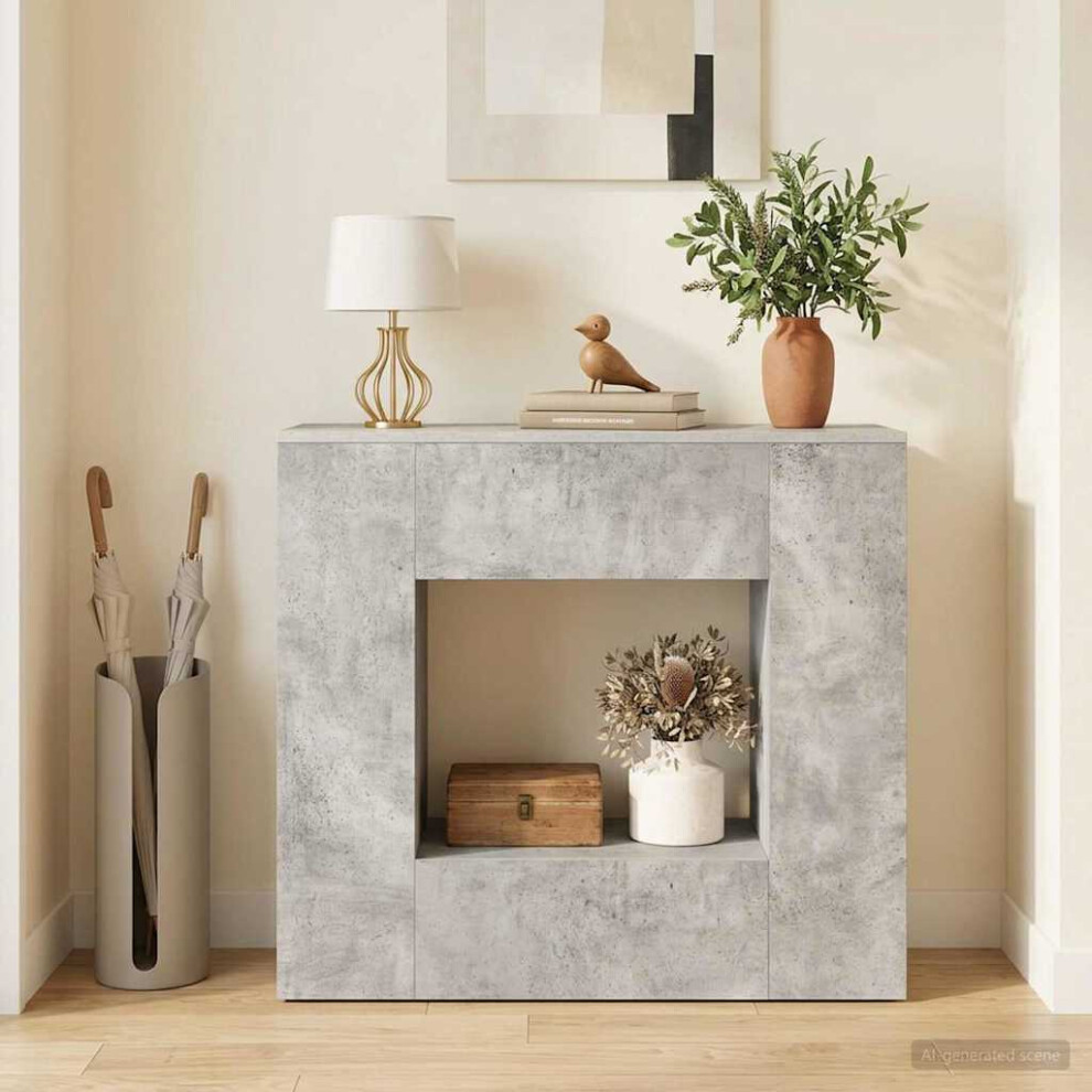 Vidaxl Concrete Grey 82 X 29 X 74 Cm