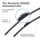 Bosch Bosch Aerotwin AR 604 S Front Windscreen Wipers, 2 Blades, 600 mm / 450 mm 6