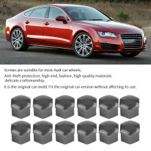 20x 17mm Wheel Screw Cover Anti-theft Hub Grey