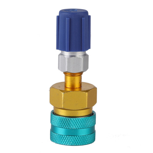 Brass Car AC Quick Coupler R1234YF Low Side 2
