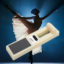 (Ivory) Multi Layer Adjustable Resistance Strength Trainer With Slip Bottom Ideal Running Dancing Various Activities No Batteries