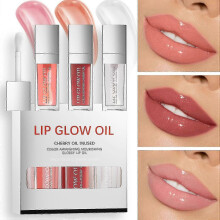 (B) 2025 3 In1hydrating Plumping Lip Glow Oil,transparent Toot Lip Oil,glossy Lip Oil,long Lasting Clear Glow Oil, Lip Oil Tinted For Lip Care And