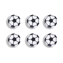 5Pcs/Lot Creative Football Rubber Punching Holes Cartoon Football-Shaped Kids School Students' Reward Eraser School Supplies
