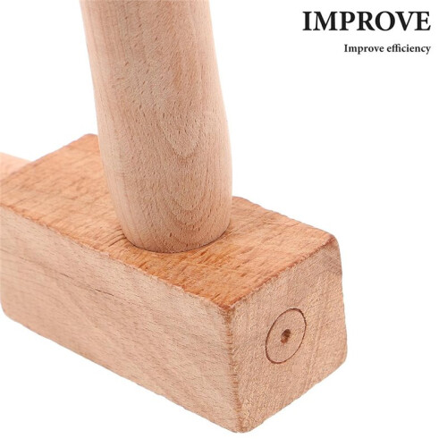 Stone Grain Grinder Handle: Ergonomic Wooden Auxiliary Mill Crank for Enhanced Grinding Efficiency 2