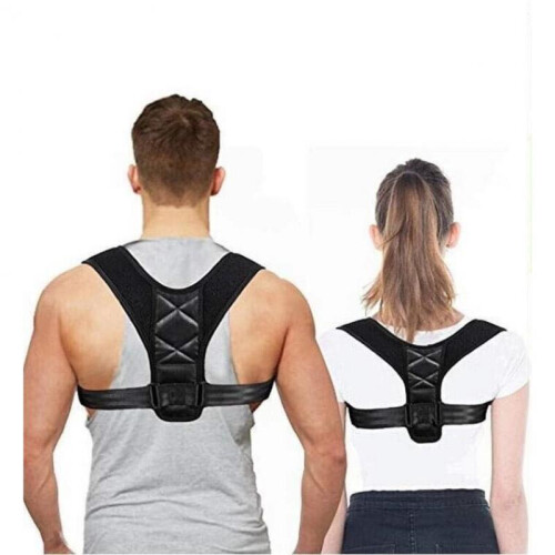Spine Corrector Posture Corrector Back Brace Orthopedic Shoulder Clavicle Support Adjustable Size Unisex 1