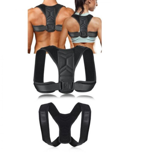 Spine Corrector Posture Corrector Back Brace Orthopedic Shoulder Clavicle Support Adjustable Size Unisex 2