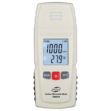 Benetech GM8805 koolmonoxide (CO)-monitor (wit) Cadeau: wit