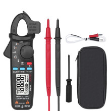 Pinza amperometrica digitale Bside ACM91 per corrente AC/DC 1 mA True RMS, tester per condensatori con selezione automatica della portata, multimetro