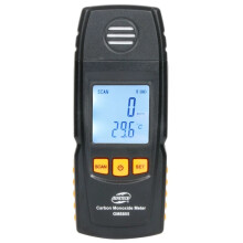 Benetech GM8805 koolmonoxide (CO)-melder (zwart) Cadeau: wit