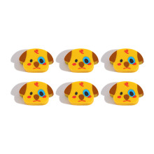 10Pcs/Lot Cute Cartoon Puppy Eraser Kawaii Animal Ugly Dog Shaped Cutting Pencil Erasers School Students Kids Gifts Stationery