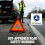 XOOL Emergency Warning Triangle Kit – Roadside Safety Kit with 1