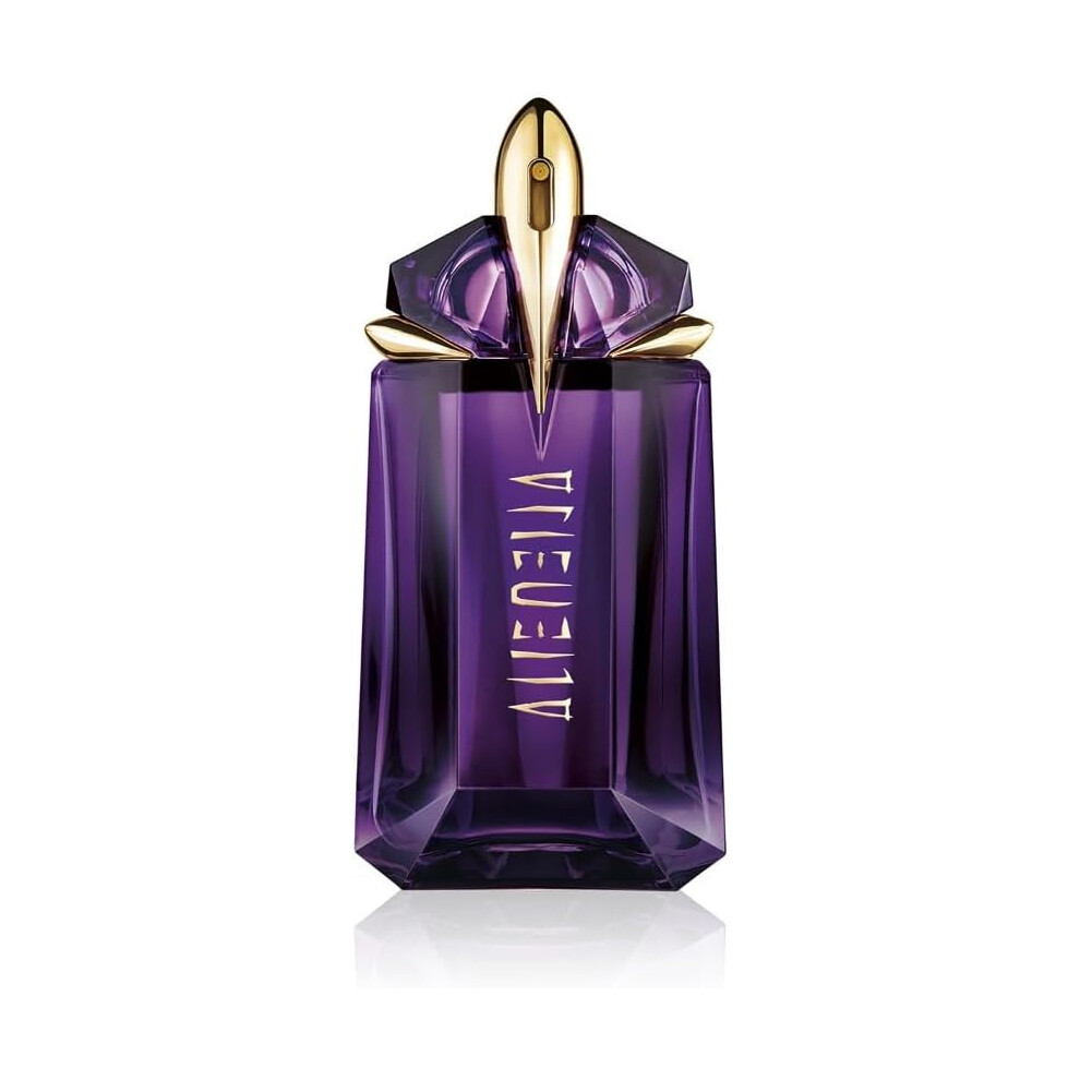 Light (60 Ml (Pack Of 1)) Mugler Alien Eau De Parfum, Refillable Womens Perfume, Iconic Woody Floral Fragrance With Sensual Jasmine Sambac, Cashmeran Wood,