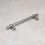 (160mm Handle) Polished Chrome T Bar Handle 160mm & Knob Pull 5