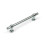 (160mm Handle) Polished Chrome T Bar Handle 160mm & Knob Pull 1
