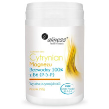 Aliness Cytrynian Magnezu Bezwodny Z B6 250 g