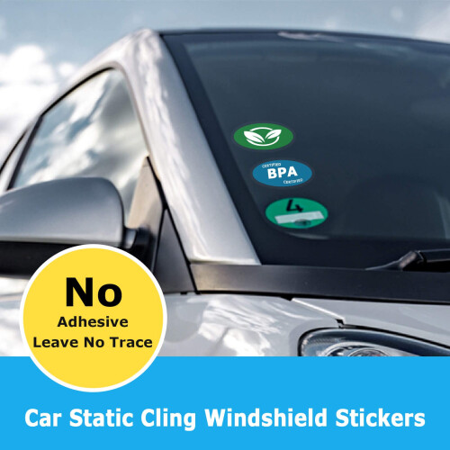 PSLER Car Windshield Sticker, Windshield Applicator, Clear Window 1