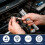 sourcing map Spark Plug Socket Set 3/8" Drive 18mm 12 Point Swivel Silver 5