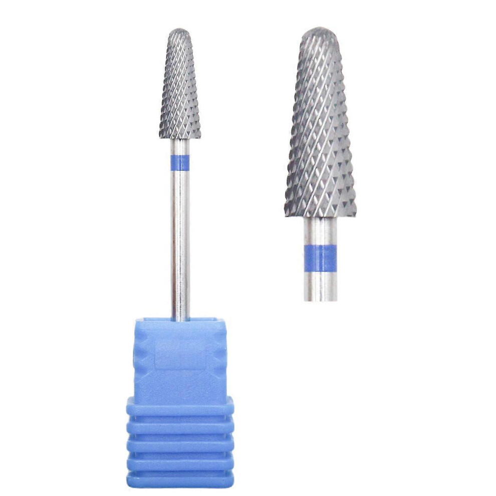 (M 1pcs) 5mm Cone Carbide Nail Bit 3/32" Milling Cutter Manicure Rotary Burr Electric Drill Tool Accessories