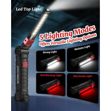 Coquimbo LED Torch Rechargeable Work Light, Fathers Day Dad Gifts for