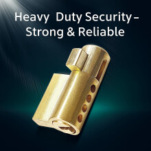 Heavy Duty Trailer Hitch Lock Cylinder – Caravan & Trailers Coupling Towing Security Hitch Locks with 2 Keys – Universal Trailer Lock for Pressed