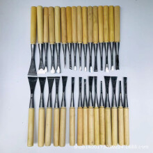 (Blank knife) Wood Carving Tools Set Manual Wood Carving Chisel, Single Wood Roughing Gouge for Floral Pattern Engraving