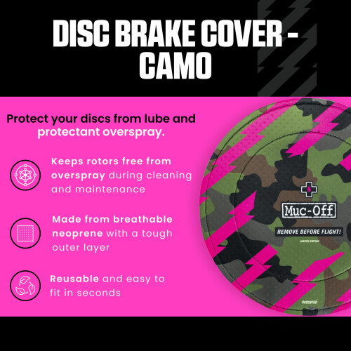 Muc-Off Disc Brake Cover, Camo, 1 Pair 1