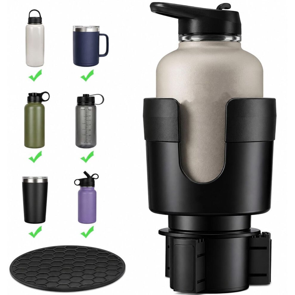 Xtremeauto Car Cup Holder Expander For Large Bottles & Mugs Â Adjustable Expanding Base Â Universal Vehicle Cup Holder Adapter For Cups, Tumblers 5002874137030