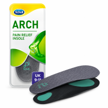 Scholl Orthotic Insole Arch Pain Relief Size Large 9-11 (Euro 42,5-45)