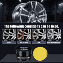 100G Alloy Wheel Scratch Repair Kit with Sponge,Car Wheel Scratch