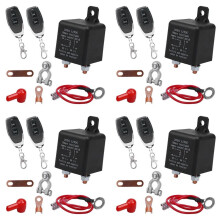 4X Remote Battery Disconnect , Wireless Remote Control Battery Disconnect , 12V 200A