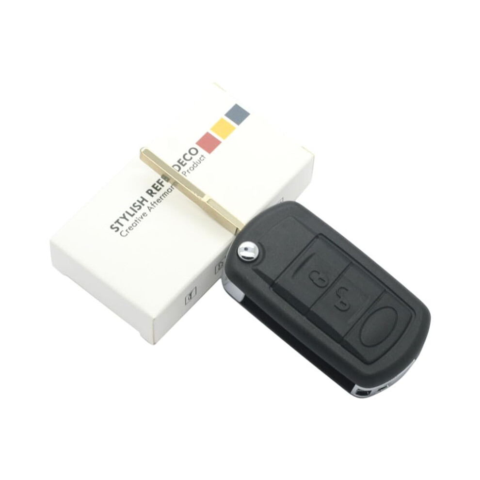 Brovacs Replacement Key Shell Compatible With Land Rover Range Rover Sport Lr3 Discovery 3 Button Keyless Entry Flip Remote Key Case Fob Ss700 5003788777916