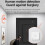 Graffiti Zigbee Square Smart Menselijke Aanwezigheidssensor Millimetergolf Lichaamssensor met Ingebouwde Verlichtingssensor Cadeaus: Tuya Zigbee Squa 7