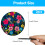 2PCS Flower Silicone Car Cup Coasters Non-Slip Absorbent 2