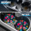 2PCS Flower Silicone Car Cup Coasters Non-Slip Absorbent 3