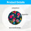 2PCS Flower Silicone Car Cup Coasters Non-Slip Absorbent 4