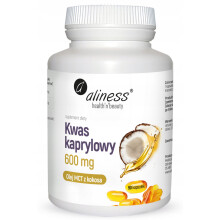 Aliness Kwas Kaprylowy 600 mg 90 kapsułek