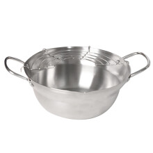 Rostfreier Stahl Fritteuse, Fritteuse mit Ablauf