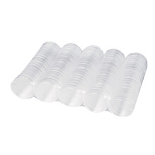 100Pcs 27mm Display Stands Easel for Coins Capsules Card Holders Challenge Coin Small Round Box