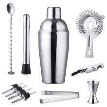 Cocktail Shaker Set 11 Piece, 18Oz Stainless Steel Bartender Kit Professional Martini Mixing Bartending Kit Combination, Home Stylish Bar Tool Set