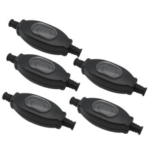 5Pcs 204 IP65 Waterproof Dust-Proof Rainproof Double-Cut