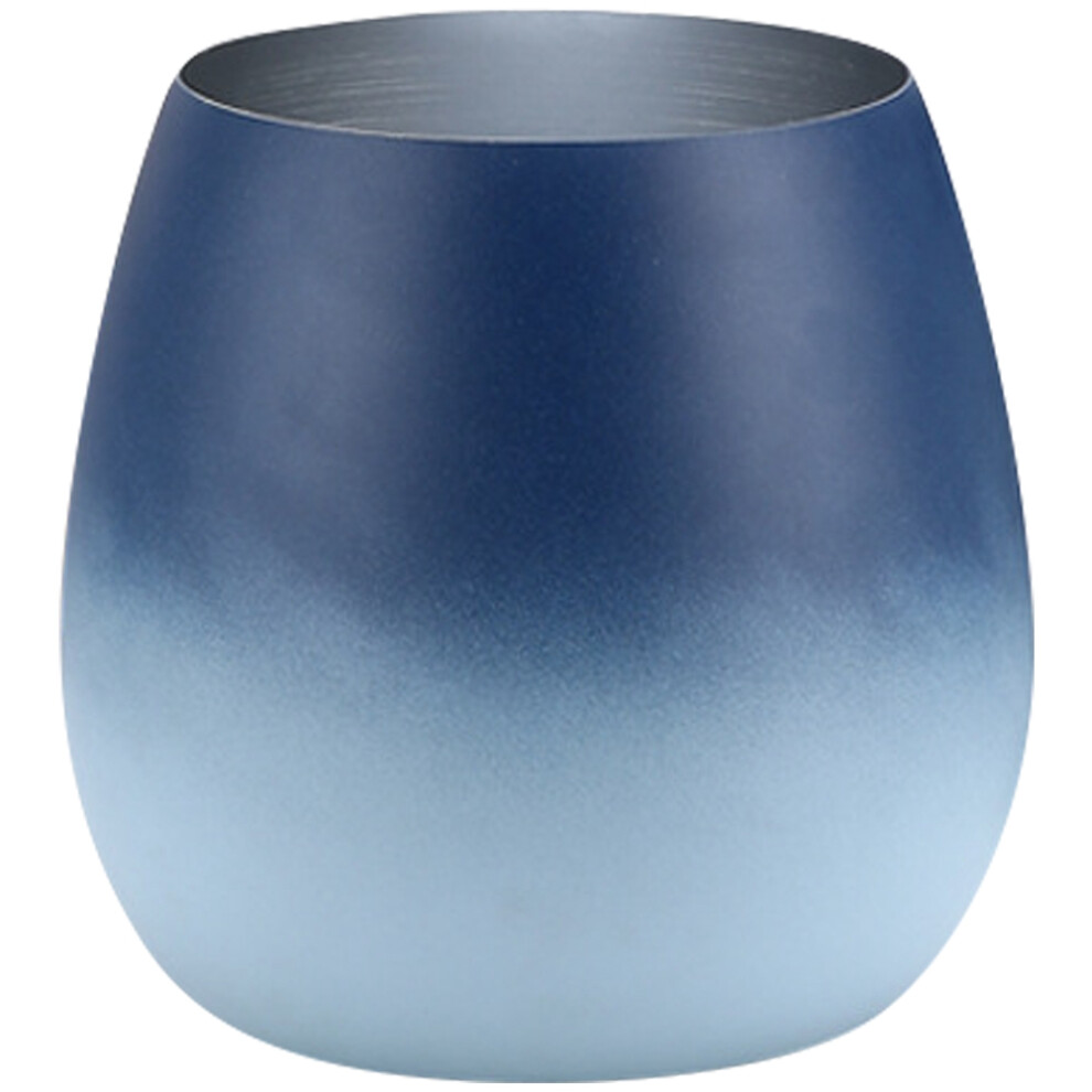 Semoic Gradient Champagne Bucket Stainless Steel Ice Bucket Eggshell Ice Wine Cooler Home Bar Ktv Beer Bucket Decor, C