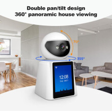 Srihome SH053 4-MP-Smart-Videokamera/Babyphone mit 2,8-Zoll-IPS-Bildschirm (Europäischer Standard) – Inklusive EU-Stecker