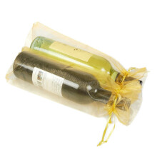 Wine Organza Bags - 24-Pack Drawstring Wine Bottle Organza Bags -Wine Wrapping Bags for Decoration, Storefront Display, Gift Bags, Party Favors -