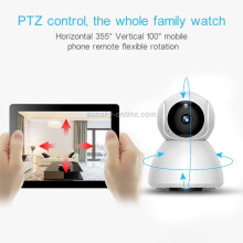 La telecamera wireless Little Snowman 720P HD supporta la visione notturna a infrarossi, il rilevamento del movimento e il controllo tramite app (sta